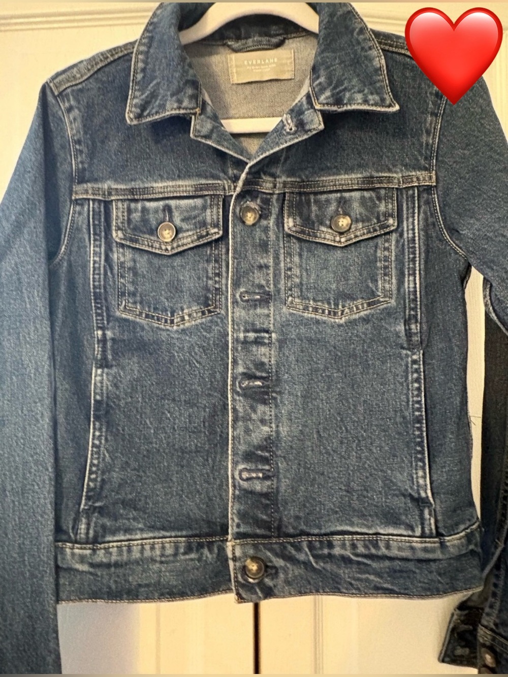 Everlane women’s Blue Denim Jacket - Classic Style